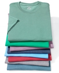 A classic crew neck from Alfani is comfortable and cool for your everyday wear.