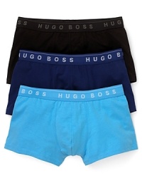 BOSS Black lends its modern minimalist look to this comfy cotton brief. BOSS Black lends its modern minimalist look to this comfy cotton brief.