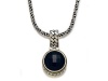 Silver and 18kt Yellow Gold Genuine Onyx Necklace by Effy Collection®