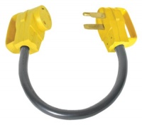 Camco 55175 RV 18 PowerGrip Dogbone Electrical Adapter with Handle Camco 55175 RV 18 PowerGrip Dogbone Electrical Adapter with Handle