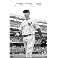 (22x34) New York Yankees Derek Jeter in Stadium Sports Poster Print (22x34) New York Yankees Derek Jeter in Stadium Sports Poster Print