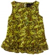 Baby Phat - Kids Girls 2-6X Printed High Low Tank Top, Green, 4
