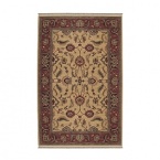 Infuse timeless elegance into your decor with this Karastan rug, boasting a finely-detailed classic floral pattern. The intricate border framing a luminous ground complements both traditional and casual interiors. Distinctive of all Ashara rugs is the intricate blend of woven shades to achieve the radiant arbrash effect of heirloom rugs.