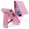 eForCity Flip Cover Synthetic Leather Case with Lanyard for iPod touch 2G/3G, Pink