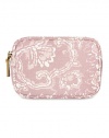 You can never go wrong with a stylish bag. This must-have beauty bag is just the right size for all your AERIN essentials when you're on-the-go and need a touch-up. The rose and white pattern is an absolute AERIN signature. Imported. 