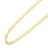 14K Yellow Gold 1.8mm Mariner Link Gucci Flat Chain Necklace 22