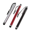 Fosmon Trio Capacitive Tip Stylus Pack for Kindle Fire, Black , Silver, Red
