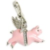 Juicy Couture Silver When Pigs Fly Bracelet Charm