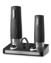 Raise a glass to the ease and convenience of this professional do-it-all. Removes up to 50 synthetic corks and includes a preserver, plus two wine stoppers and foil cutter, to make the most out of every bottle you pop. Model WC400. Raise a glass to the ease and convenience of this professional do-it-all. Removes up to 50 synthetic corks and includes a preserver, plus two wine stoppers and foil cutter, to make the most out of every bottle you pop. Model WC400.