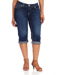 Seven7 Women's Plus-Size DBL NDL Roll Crop Seven7 Women's Plus-Size DBL NDL Roll Crop