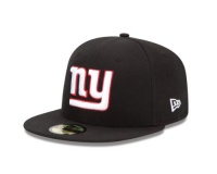 NFL New York Giants Black and Team Color 59Fifty Fitted Cap NFL New York Giants Black and Team Color 59Fifty Fitted Cap