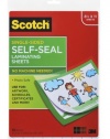 Scotch® Laminating Sheets LS854SS-10, 9 Inches x 12 Inches, Letter Size, Single Sided