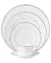 Set a sumptuous table with luxurious Precious Platinum place settings. Intertwining platinum lines and raised dotted accents create a sophisticated, segmented design on this dinnerware and dishes set from Royal Doulton. Set a sumptuous table with luxurious Precious Platinum place settings. Intertwining platinum lines and raised dotted accents create a sophisticated, segmented design on this dinnerware and dishes set from Royal Doulton.