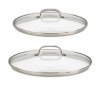 Cuisinart 71-2228CG Chef's Classic Stainless 2-Piece Glass Lid Set