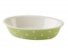 Spode Baking Days Green Oval Rimmed Bake and Serve Dish