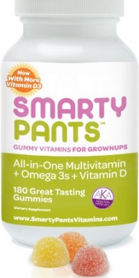 SmartyPants Adult Gummy Multivitamins Plus Omega 3's Plus Vitamin D 180 Gummies (30 Day Supply) SmartyPants Adult Gummy Multivitamins Plus Omega 3's Plus Vitamin D 180 Gummies (30 Day Supply)