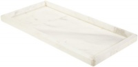 Waterworks Studio 1599292 White Marble Tray