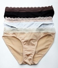 Calvin Klein Women's Lace and Sheen Bikini Calvin Klein Women's Lace and Sheen Bikini