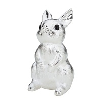 Designed to keep a girl or boy's money from hopping away, the Bunny Bank from Reed & Barton is crafted in silverplate and stands on guard to protect those shiny coins. This bank makes for a great gift for kids just learning about saving. Designed to keep a girl or boy's money from hopping away, the Bunny Bank from Reed & Barton is crafted in silverplate and stands on guard to protect those shiny coins. This bank makes for a great gift for kids just learning about saving.