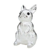 Designed to keep a girl or boy's money from hopping away, the Bunny Bank from Reed & Barton is crafted in silverplate and stands on guard to protect those shiny coins. This bank makes for a great gift for kids just learning about saving.