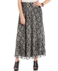 An allover global-inspired print makes this DKNYC maxi skirt a perfect pick for a stylish summer look! An allover global-inspired print makes this DKNYC maxi skirt a perfect pick for a stylish summer look!