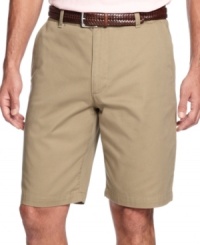 Whether paired with a graphic t-shirt or cotton pique polo, these Dockers shorts are an essential item to help you through the warm-weather months. Whether paired with a graphic t-shirt or cotton pique polo, these Dockers shorts are an essential item to help you through the warm-weather months.