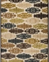 8'8 x 12' Rectangular Surya Area Rug BSL7147-8812 Parchment/Espresso Color Machine Made in Turkey Basilica Collection