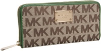 MICHAEL Michael Kors MK Logo Zip-Around Continental Wallet MICHAEL Michael Kors MK Logo Zip-Around Continental Wallet