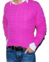 Polo Ralph Lauren Mens Cashmere Cable Sweater Pink