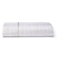 Inspired by old Indian latticework screens, this bedding collection from JR by John Robshaw features a soothing pattern of tiny dots in a soft, natural clay with hand-stitched trim. Inspired by old Indian latticework screens, this bedding collection from JR by John Robshaw features a soothing pattern of tiny dots in a soft, natural clay with hand-stitched trim.