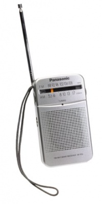 Panasonic RF-P50 Pocket AM/FM Radio, Silver Panasonic RF-P50 Pocket AM/FM Radio, Silver