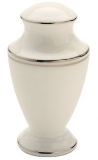 Lenox Federal Platinum Bone China Pepper Shaker Lenox Federal Platinum Bone China Pepper Shaker