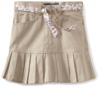 U.S. Polo School Uniform Girls 7-16 Print Belt Twill Scooter Skirt U.S. Polo School Uniform Girls 7-16 Print Belt Twill Scooter Skirt
