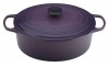 Le Creuset Signature Enameled Cast-Iron 3-1/2-Quart Oval French Oven, Cassis