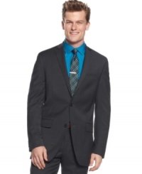 Go grey. These sophisticated suit separates from Alfani Red bridge the gap between blue and black. Go grey. These sophisticated suit separates from Alfani Red bridge the gap between blue and black.