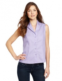 Jones New York Women's Sleeveless Easy Care Shirt, New Lavender, 8 Jones New York Women's Sleeveless Easy Care Shirt, New Lavender, 8