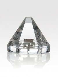 An elegant and radiant way to charge your iPhone, iPad or iPod, in a striking pyramid shape that adds sparkle to your desk or nightstand.HandmadeCrystalSigned by the artist3.75H X 3.5W X 3.25DWipe cleanImported An elegant and radiant way to charge your iPhone, iPad or iPod, in a striking pyramid shape that adds sparkle to your desk or nightstand.HandmadeCrystalSigned by the artist3.75H X 3.5W X 3.25DWipe cleanImported
