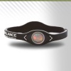 Power Balance Wristband Silicone Bracelet Medium (Black W/white Letters)