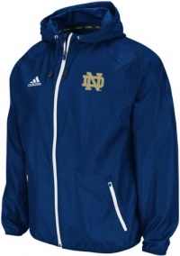 Notre Dame Fighting Irish NCAA Mens Adizero Lightweight Winbreaker, Navy Notre Dame Fighting Irish NCAA Mens Adizero Lightweight Winbreaker, Navy
