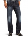 Buffalo by David Bitton Men's Driven Straight Let Contrast Jean