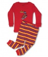 Leveret Choo Choo Train 2 Piece Pajama 100% Cotton (Size 6M-5T)