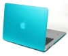 KHOMO Blue Rubberized Satin Soft Touch Hard Shell Case Cover for Apple MacBook Air 13'' For new 2010 2011 2012 models (including newly released Macbook air)