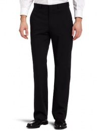 Kenneth Cole New York Mens Black Solid Wool Suit Separate Pant