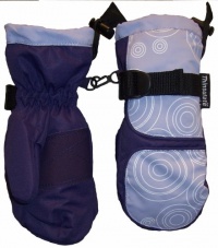 N'ice Caps Girls Thinsulate Waterproof Circle Scroll Print Mitten N'ice Caps Girls Thinsulate Waterproof Circle Scroll Print Mitten