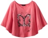 Baby Phat - Kids Girls 7-16 Butterfly Cape Top, Pink Glow, X-Large