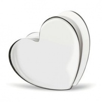 Baccarat Crystal Clear ZinZin Heart Large 2103966 Baccarat Crystal Clear ZinZin Heart Large 2103966