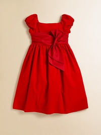 Pretty puffed sleeves, a full skirt and a wide satin sash give a timelessly sweet look to a festive corduroy party dress.Ruffle-trimmed crewneckPuffed sleevesBack buttonsEmpire-waist with wide ruched sash and bowFull skirt with petticoatCottonMachine washImported Pretty puffed sleeves, a full skirt and a wide satin sash give a timelessly sweet look to a festive corduroy party dress.Ruffle-trimmed crewneckPuffed sleevesBack buttonsEmpire-waist with wide ruched sash and bowFull skirt with petticoatCottonMachine washImported