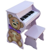 Schoenhut 9258TB - 25 Key Teddy Bear Piano Pal (Purple) Schoenhut 9258TB - 25 Key Teddy Bear Piano Pal (Purple)