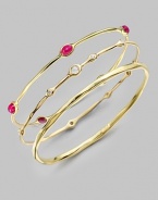 From the Glamazon Collection. A simply chic style in radiant 18k hammered gold. 18k goldDiameter, about 2½Slip-on styleMade in ItalyPlease note: Bracelets sold separately. 