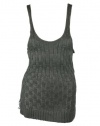 Doo Ri for Impulse Womens Knitted Racerback Sleeveless Top